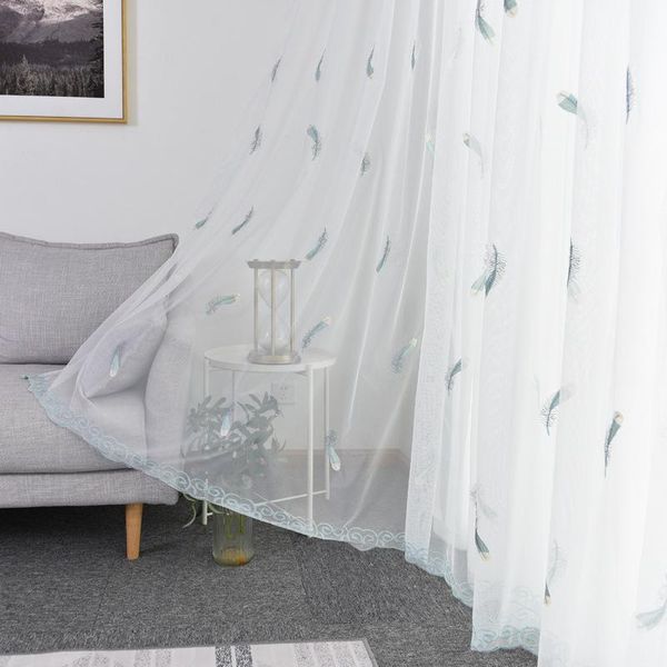 customizable embroidered feather tulle curtain for living room white romantic princess & drapes
customizable embroidered feather tulle curtain for living room white romantic princess & drapes