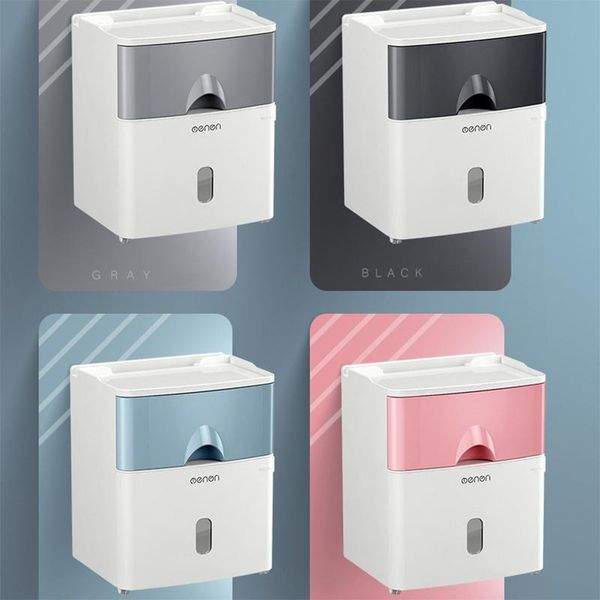 toilet paper holders double-layer multifunctional tissue box for without perforation waterproof bathroom storage accessories
toilet paper holders double-layer multifunctional tissue box for without perforation waterproof bathroom storage accessories