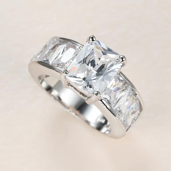 classic female white crystal stone ring charm square zircon big wedding rings for women dainty silver color engagement, Slivery;golden
classic female white crystal stone ring charm square zircon big wedding rings for women dainty silver color engagement, Slivery;golden
