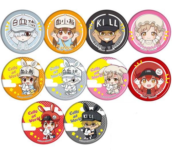 pins, brooches 10pcs anime cells at work pins cosplay badge brooch collectible pin for backpack bags japan cartoon collection accessories, Gray
pins, brooches 10pcs anime cells at work pins cosplay badge brooch collectible pin for backpack bags japan cartoon collection accessories, Gray