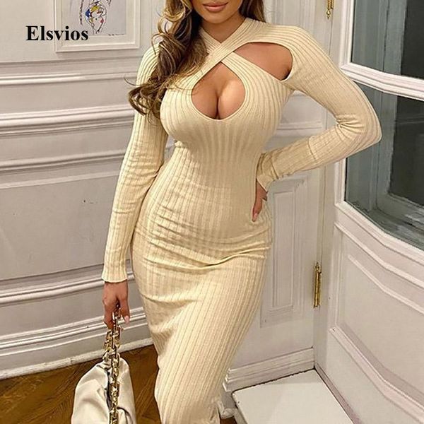 autumn long sleeve lady party dress hollow out cross halter knitted 2021 spring women backless bodycon casual dresses, Black;gray
autumn long sleeve lady party dress hollow out cross halter knitted 2021 spring women backless bodycon casual dresses, Black;gray