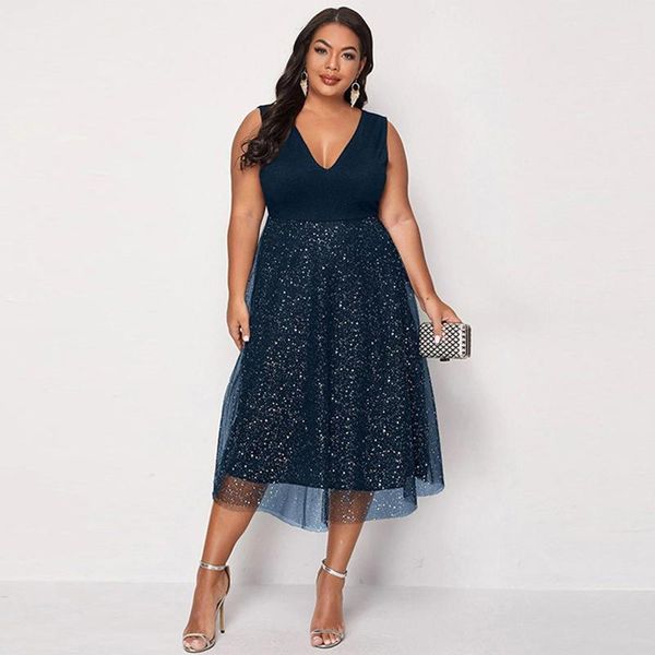 casual dresses spring summer 2021 dress plus size women v neck sleeveless high waist sequined elegant party maxi long, Black;gray
casual dresses spring summer 2021 dress plus size women v neck sleeveless high waist sequined elegant party maxi long, Black;gray