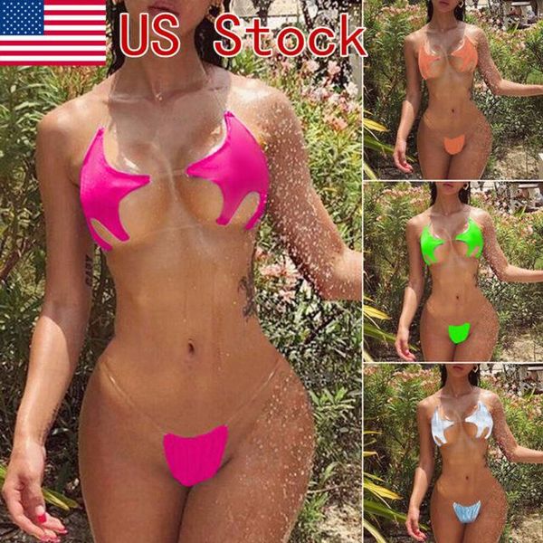 women's swimwear 2 pcs women bikini set push-up padded bra bandage star swimsuit bathing suit clear solid color brazilian beachwear, White;black
women's swimwear 2 pcs women bikini set push-up padded bra bandage star swimsuit bathing suit clear solid color brazilian beachwear, White;black