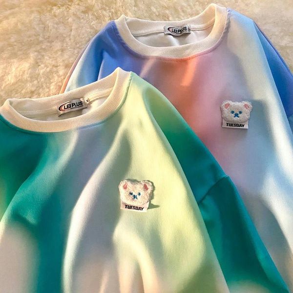 women's hoodies & sweatshirts kawaii cartoon anime sweatshirt gradient color retro round neck trend college wind pullover fresh and swe, Black
women's hoodies & sweatshirts kawaii cartoon anime sweatshirt gradient color retro round neck trend college wind pullover fresh and swe, Black
