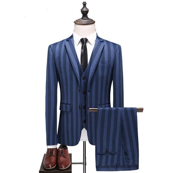 men's suits & blazers 3 pieces men formal dress business blazer suit designs fashion slim fit party wedding blue coat, White;black
men's suits & blazers 3 pieces men formal dress business blazer suit designs fashion slim fit party wedding blue coat, White;black