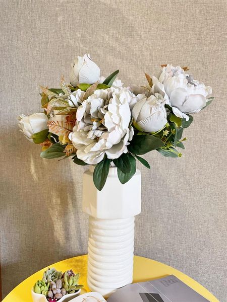 decorative flowers & wreaths rose silk peony artificial bouquet 11 big head fake for home decor wedding decoration party
decorative flowers & wreaths rose silk peony artificial bouquet 11 big head fake for home decor wedding decoration party