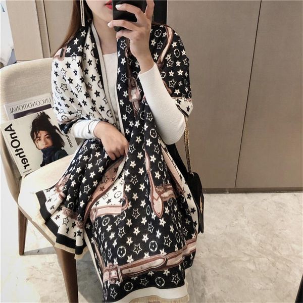 scarves scarf winter cashmere women thick warm shawl and wrap flowers chains printed pashmina blanket cape, Blue;gray
scarves scarf winter cashmere women thick warm shawl and wrap flowers chains printed pashmina blanket cape, Blue;gray