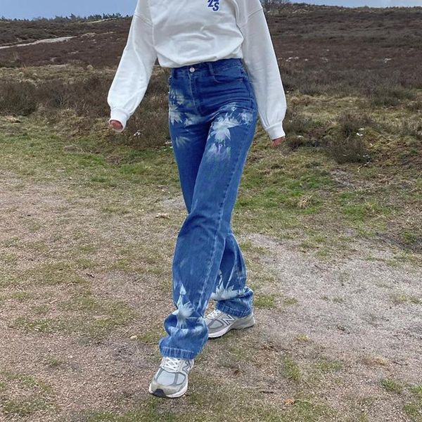 women's pants & capris weiyao tie dye print cute y2k straight jeans woman high waist denim trousers preppy style school girls' blu, Black;white
women's pants & capris weiyao tie dye print cute y2k straight jeans woman high waist denim trousers preppy style school girls' blu, Black;white