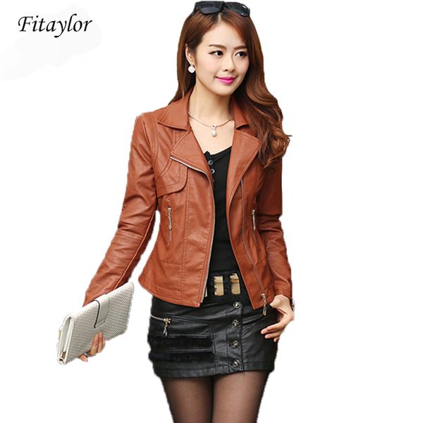 fashion autumn women pu leather jacket slim motor outwear coat zippers roupas de couro femininos plus size 4xl elegant punk coat, Black
fashion autumn women pu leather jacket slim motor outwear coat zippers roupas de couro femininos plus size 4xl elegant punk coat, Black