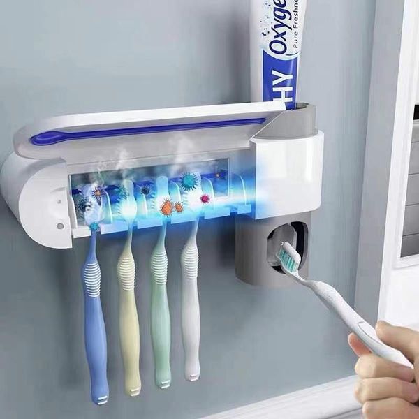 toothbrush holders 3 in 1 uv holder sterilizer automatic toothpaste squeezer dispenser for toilet home bathroom accessories sets
toothbrush holders 3 in 1 uv holder sterilizer automatic toothpaste squeezer dispenser for toilet home bathroom accessories sets