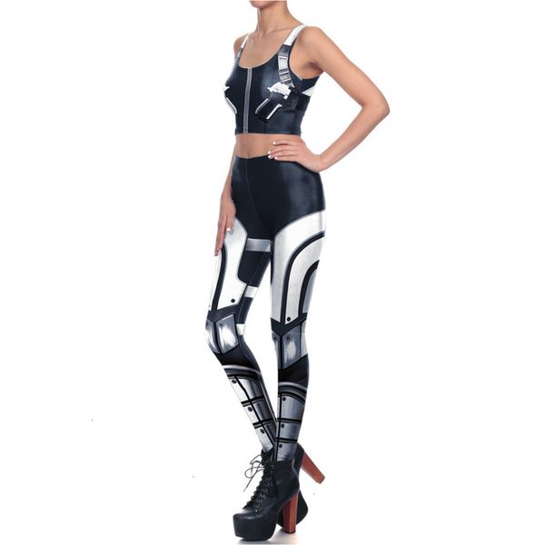 leggings fashion stretch women's tights digital printing vt two piece spring summer suit a b, Black
leggings fashion stretch women's tights digital printing vt two piece spring summer suit a b, Black