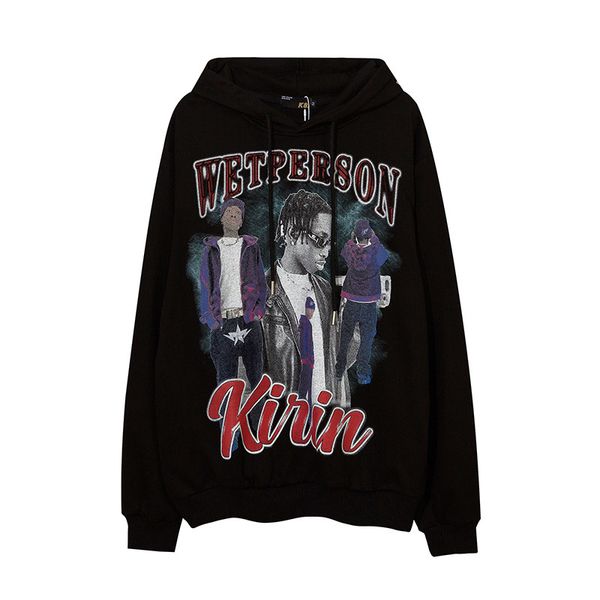 high street fashion brand hooded large size sweater rap avatar printed long sleeve pullover men's hip hop casual hoodie, Black
high street fashion brand hooded large size sweater rap avatar printed long sleeve pullover men's hip hop casual hoodie, Black