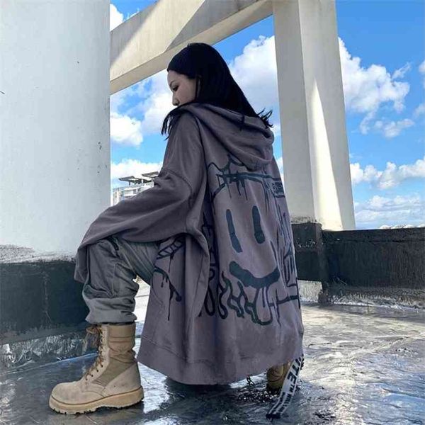 deeptown gothic hoodie women korean anime print long sleeve zip up tracksuit cotton streetwear oversized hip hop coat grunge 210909, Black
deeptown gothic hoodie women korean anime print long sleeve zip up tracksuit cotton streetwear oversized hip hop coat grunge 210909, Black