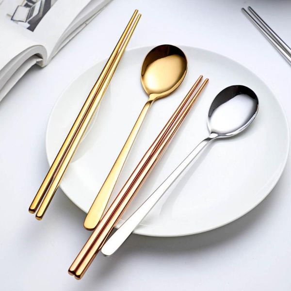 travel portable stainless steel chopsticks spoon set long handle flat non-slip dessert spoons dinnerware sets
travel portable stainless steel chopsticks spoon set long handle flat non-slip dessert spoons dinnerware sets