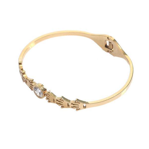 charm bracelets trendy jewelry cz crystal rose gold palm stainless steel bangles for women girl gifts, Golden;silver
charm bracelets trendy jewelry cz crystal rose gold palm stainless steel bangles for women girl gifts, Golden;silver