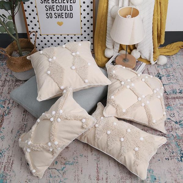 cushion/decorative pillow beige geometric embroidery cover tufted case home decor cushion 30x50cm/45x45cm pillowcase sham
cushion/decorative pillow beige geometric embroidery cover tufted case home decor cushion 30x50cm/45x45cm pillowcase sham