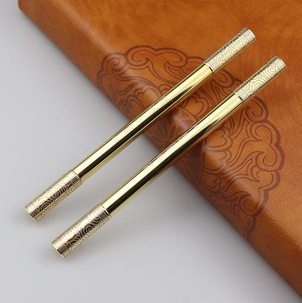 gel pens luxury golden pen 0.5mm nib metal for school canetas korean stationery
gel pens luxury golden pen 0.5mm nib metal for school canetas korean stationery