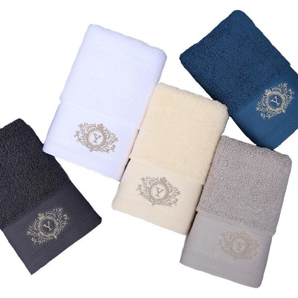 towel t197a thick embroidered cotton water absorbent champagne grey white blue el bath face
towel t197a thick embroidered cotton water absorbent champagne grey white blue el bath face