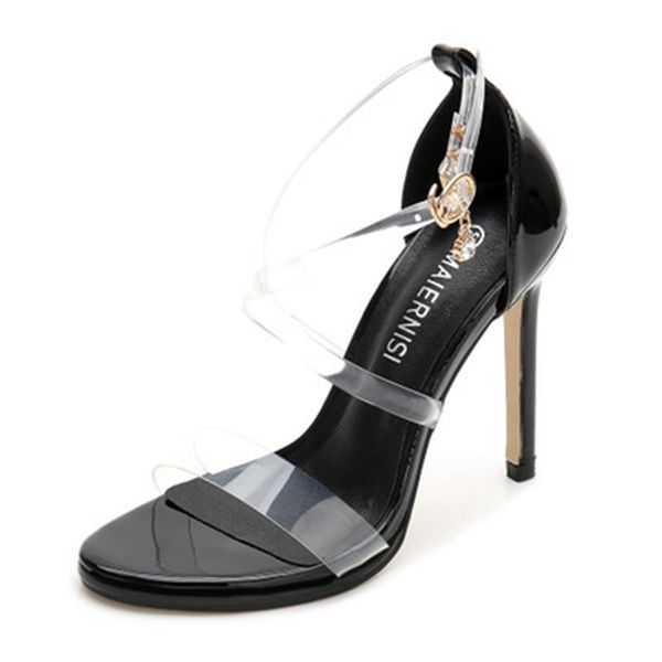 summer 11 cm high heel sandals women cover female fashion lady stilettos party prom womens shoes big size 35-46, Black
summer 11 cm high heel sandals women cover female fashion lady stilettos party prom womens shoes big size 35-46, Black