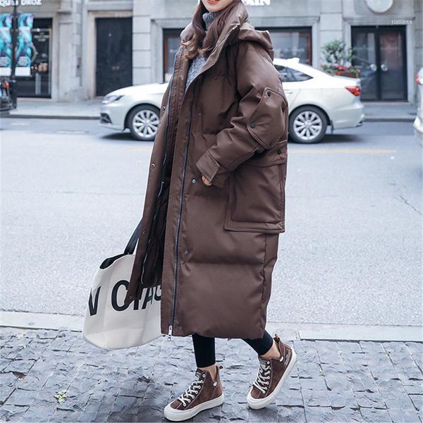 oversize winter jacket women clothing outerwear loose warm thicken coat parkas hooded long female padded1, Black
oversize winter jacket women clothing outerwear loose warm thicken coat parkas hooded long female padded1, Black