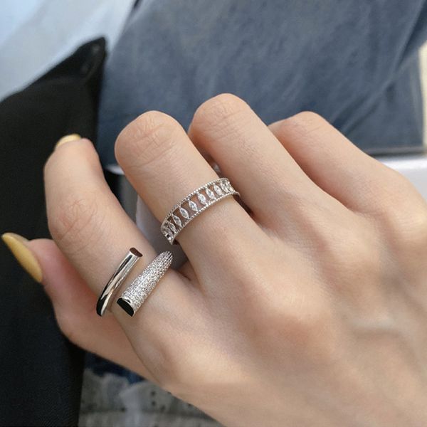 designer dongdamen temperament diamond zircon open simple versatile fashion index finger red elegant ring, Silver
designer dongdamen temperament diamond zircon open simple versatile fashion index finger red elegant ring, Silver