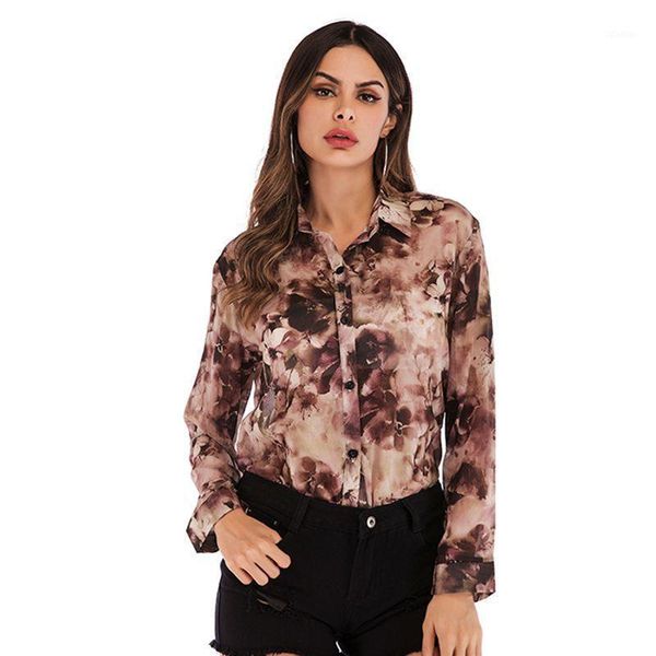 fashion printed cotton shirt single-breasted long-sleeved upper garment women's blouse blouses & shirts, White
fashion printed cotton shirt single-breasted long-sleeved upper garment women's blouse blouses & shirts, White