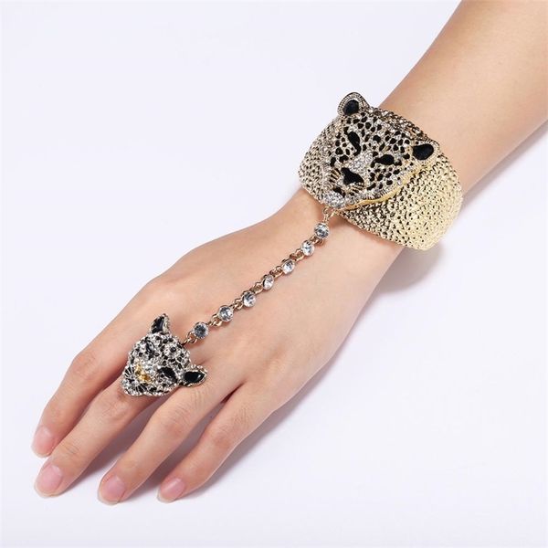 panther leopard bangle ring set for women animal crystal bracelet party jewelry pulseras femme fashion 210918, Black
panther leopard bangle ring set for women animal crystal bracelet party jewelry pulseras femme fashion 210918, Black
