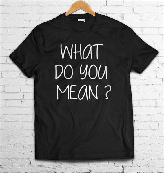 what do you mean men and women print cotton casual funny lady black white tee hipster z 220, White;black
what do you mean men and women print cotton casual funny lady black white tee hipster z 220, White;black