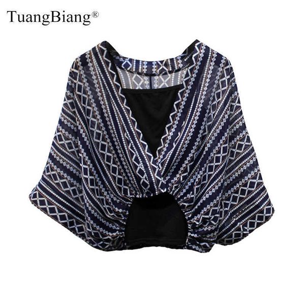 women two piece set plus size chiffon shirts summer half sleeve loose v-neck floral stripes blouses sweet ladies short 210715, White
women two piece set plus size chiffon shirts summer half sleeve loose v-neck floral stripes blouses sweet ladies short 210715, White