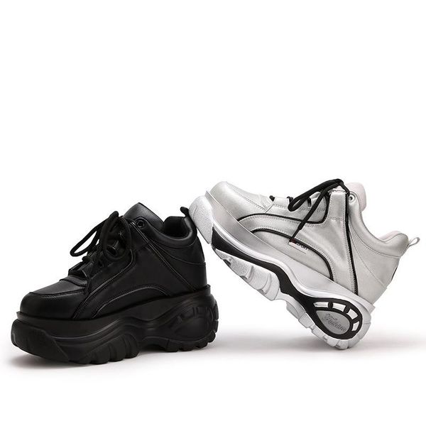 dress shoes 9 cm internal increase sports casual platform anti-slip women low thick bottom women's sneakers, Black
dress shoes 9 cm internal increase sports casual platform anti-slip women low thick bottom women's sneakers, Black