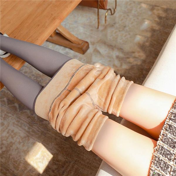 women's leggings winter women warm elasticity soft high waist plush with feet ankle length female streetwear spring, Black
women's leggings winter women warm elasticity soft high waist plush with feet ankle length female streetwear spring, Black