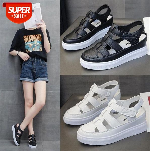 baotou sandals women's thick-soled trifle cake 33 yards leather hollowed out within days, a word with wedge heel roman shoes #vh8l, Black
baotou sandals women's thick-soled trifle cake 33 yards leather hollowed out within days, a word with wedge heel roman shoes #vh8l, Black