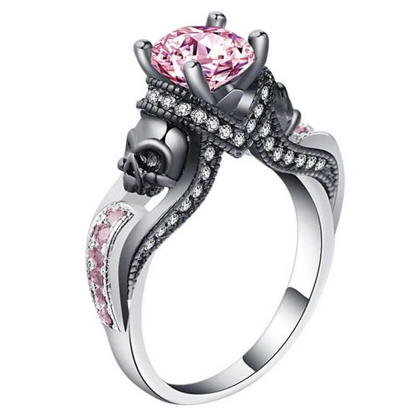 cluster rings women fashion skull crystal jewelry silver zircon inlay engagement wedding, Golden;silver
cluster rings women fashion skull crystal jewelry silver zircon inlay engagement wedding, Golden;silver