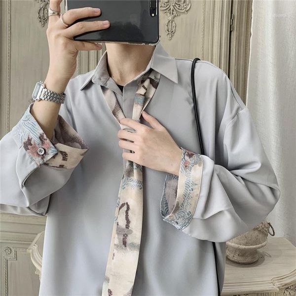 japanese korean style fashion design shirt men's trend handsome hong kong ins camisas para hombre casual shirts, White;black
japanese korean style fashion design shirt men's trend handsome hong kong ins camisas para hombre casual shirts, White;black