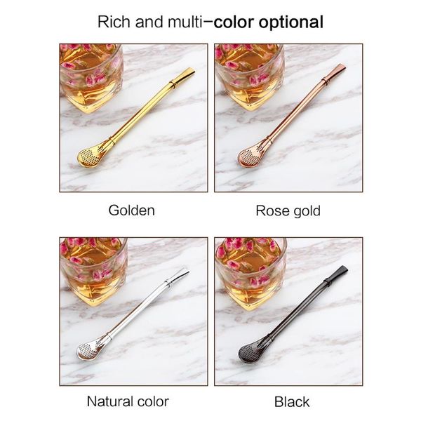 drinking straws 1pcs stainless steel straw spoon filter coffee cocktail stirring reusable tea tool washable bar accessories
drinking straws 1pcs stainless steel straw spoon filter coffee cocktail stirring reusable tea tool washable bar accessories