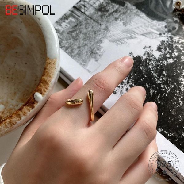 cluster rings besimpol real 925 sterling silver open french style luxury u-shaped for women fashion unique fine jewelry gifts, Golden;silver
cluster rings besimpol real 925 sterling silver open french style luxury u-shaped for women fashion unique fine jewelry gifts, Golden;silver