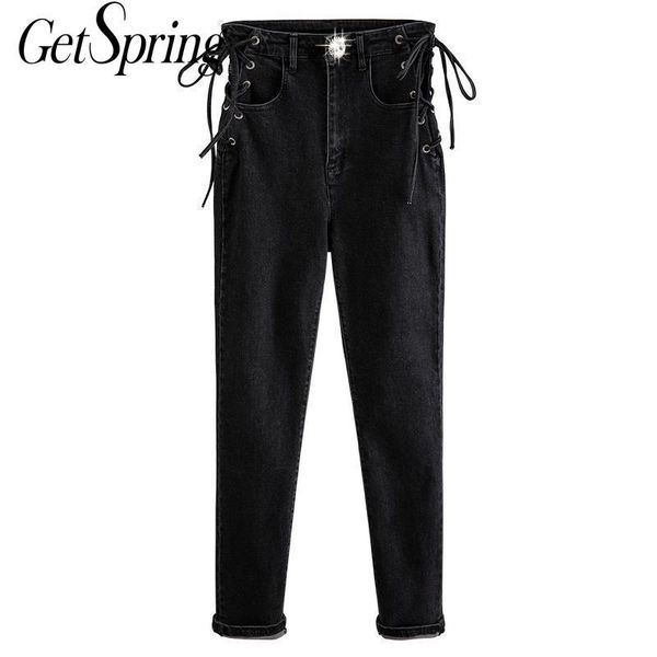 women's jeans getspring women black high waisted denim womens long trousers retro all match pants 2021, Blue
women's jeans getspring women black high waisted denim womens long trousers retro all match pants 2021, Blue