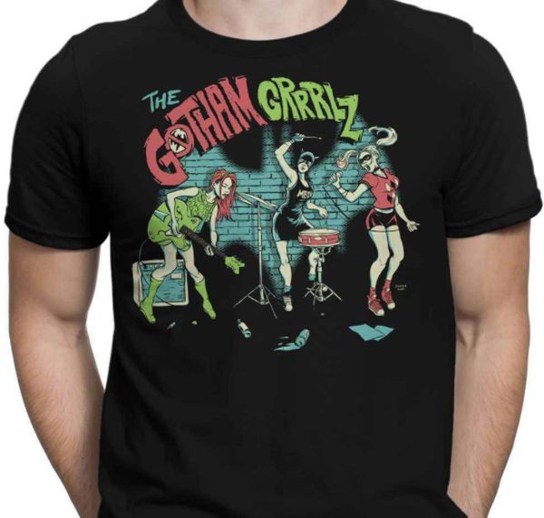 r1 the gotham grrls super villain harley quin poison ivy cat woman black t-shirt, White;black
r1 the gotham grrls super villain harley quin poison ivy cat woman black t-shirt, White;black