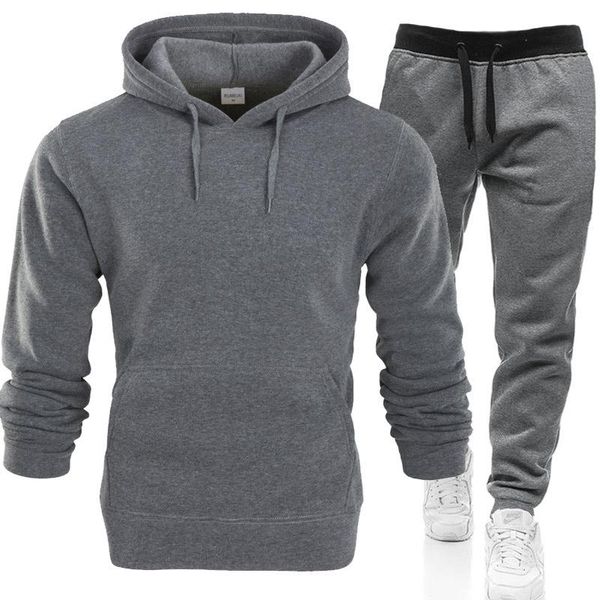 men's tracksuits bb25 leisure sports hooded suit autumn and winter plush sweater solid color, Gray
men's tracksuits bb25 leisure sports hooded suit autumn and winter plush sweater solid color, Gray