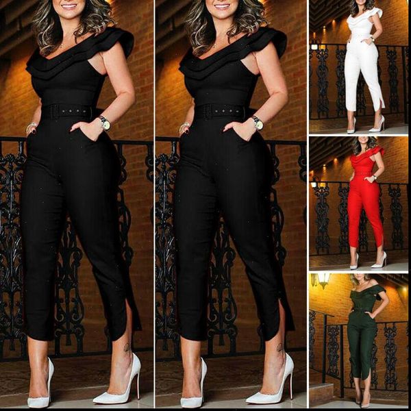 fashion off shoulder bodycon women jumpsuit long retro belt clubwear summer sleeveless solid one piece clothing, Black;white
fashion off shoulder bodycon women jumpsuit long retro belt clubwear summer sleeveless solid one piece clothing, Black;white