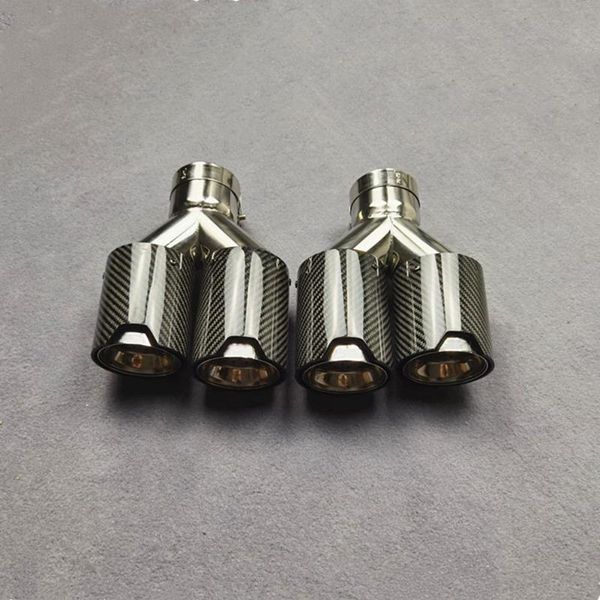 pair y model car styling for b-mw glossy black exhaust pipe carbon fiber 304 stainless steel muffler tip nozzles motorcycle sys
pair y model car styling for b-mw glossy black exhaust pipe carbon fiber 304 stainless steel muffler tip nozzles motorcycle sys
