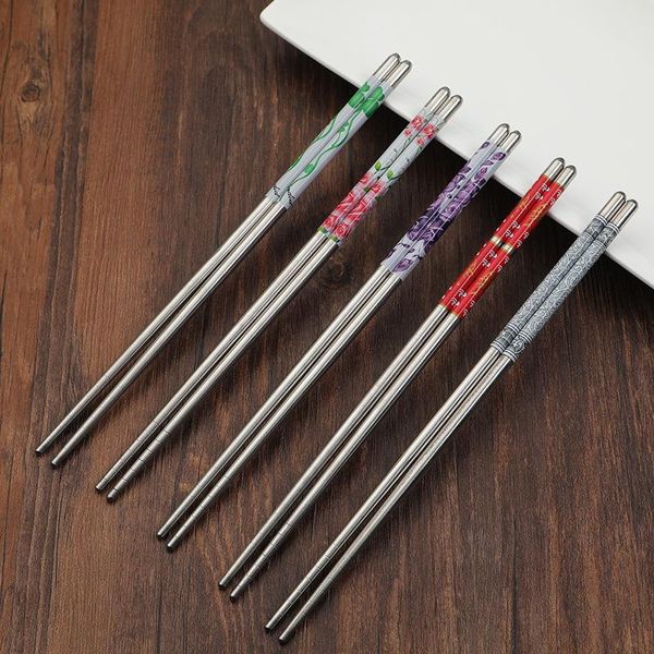 chopsticks 1 pair china metal tableware chinese style korean noodles sushi sticks eco-friendly flower table chopstick
chopsticks 1 pair china metal tableware chinese style korean noodles sushi sticks eco-friendly flower table chopstick