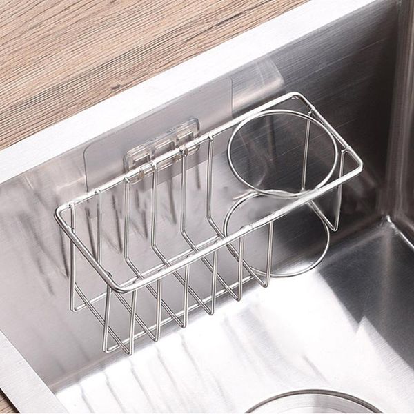 kitchen storage & organization stainless steel sponge holder sink brush caddy soap dish washing liquid drainer rack hanging shelf
kitchen storage & organization stainless steel sponge holder sink brush caddy soap dish washing liquid drainer rack hanging shelf