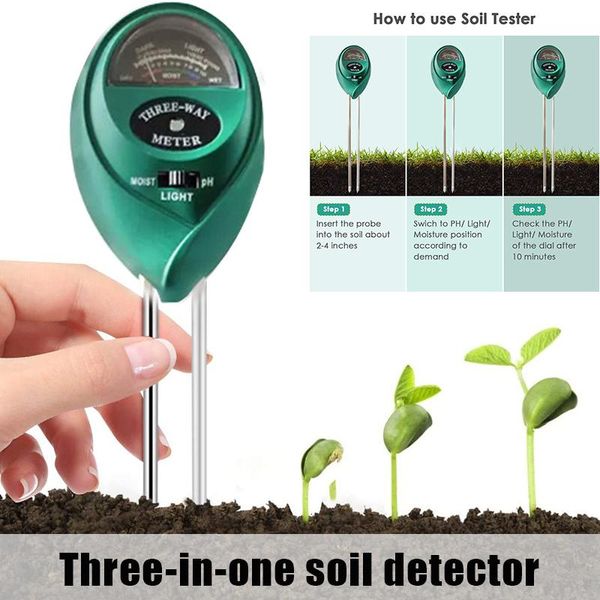 3-in-1 soil tester with 2 testing needles ph meter brightness humidity & value for garden farm lawn 26cm hk3 meters
3-in-1 soil tester with 2 testing needles ph meter brightness humidity & value for garden farm lawn 26cm hk3 meters