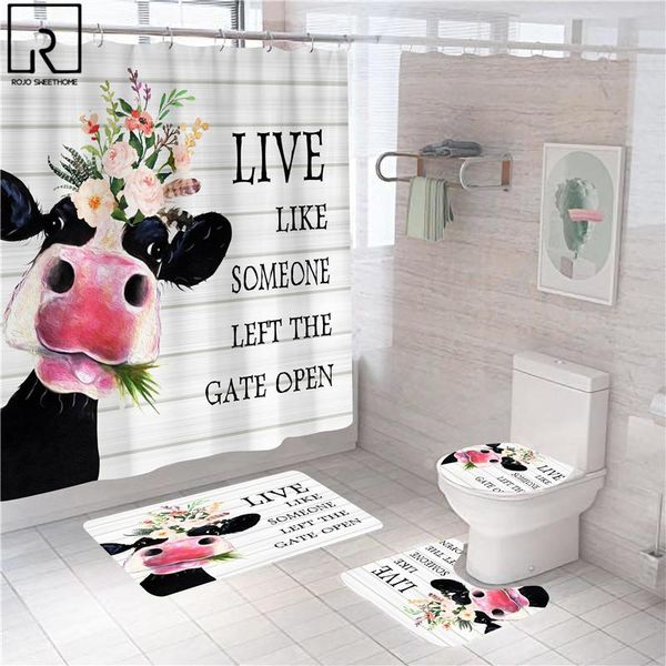 shower curtains cow animal print curtain farm series flower anti-slip bath mat polyester toilet rugs carpet home decor
shower curtains cow animal print curtain farm series flower anti-slip bath mat polyester toilet rugs carpet home decor