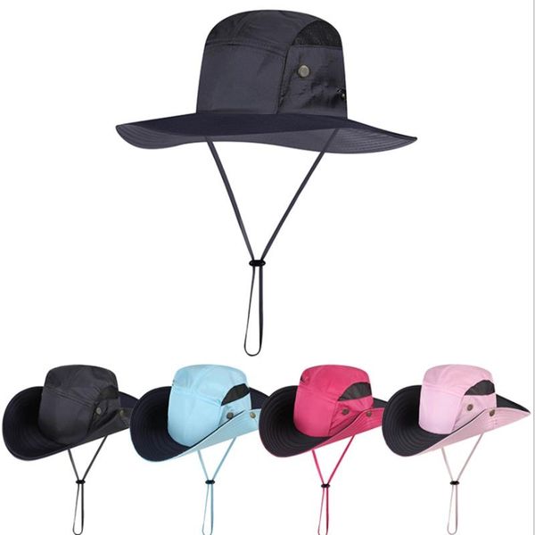 wide brim hats splicing collapsible shading drawstring women fisherman's hat outdoor sun protection men basin cap visor, Blue;gray
wide brim hats splicing collapsible shading drawstring women fisherman's hat outdoor sun protection men basin cap visor, Blue;gray