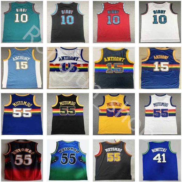 mitchell ness retro stitched basketball dikembe mutombo 55 mike 10 bibby carmelo 15 anthony dirk 41 nowitzki jersey vintage quality, Black;red 
mitchell ness retro stitched basketball dikembe mutombo 55 mike 10 bibby carmelo 15 anthony dirk 41 nowitzki jersey vintage quality, Black;red