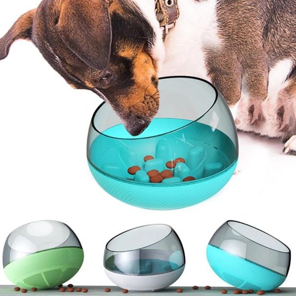 dog bowls & feeders pet slow feeder bowl tumbler interactive puzzle fun feeding no spill for puppy small medium cat container
dog bowls & feeders pet slow feeder bowl tumbler interactive puzzle fun feeding no spill for puppy small medium cat container