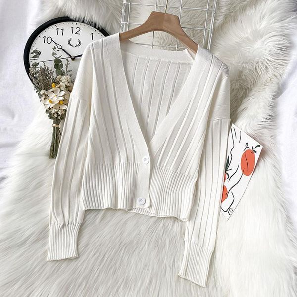 women's sweaters boozrey korean fashion cardigan for women autumn 2021 long-sleeved slim slimming design sense v-neck sweater, White;black
women's sweaters boozrey korean fashion cardigan for women autumn 2021 long-sleeved slim slimming design sense v-neck sweater, White;black