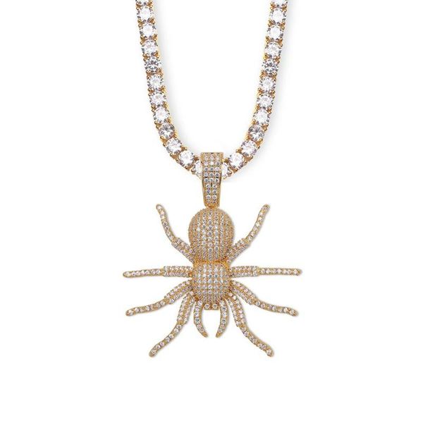 hip hop fashion the spider pendant necklace with crystal micro pave cubic zirconia stones for men women gift bling rock necklaces, Silver
hip hop fashion the spider pendant necklace with crystal micro pave cubic zirconia stones for men women gift bling rock necklaces, Silver